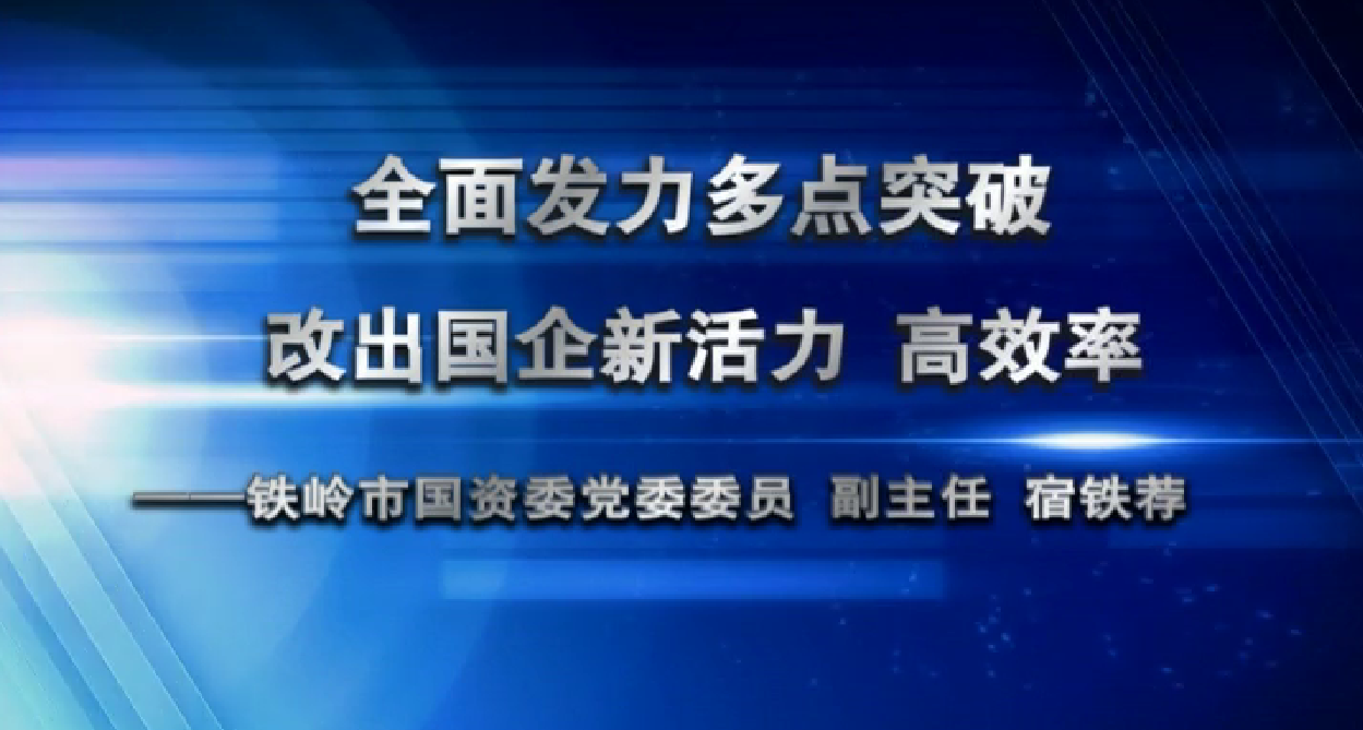 全面发力多点突破 改出国企新活力 高效率